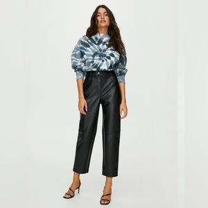 Wilfred Oracle Pant Vegan leather balloon-leg pants Size 2, loose fit